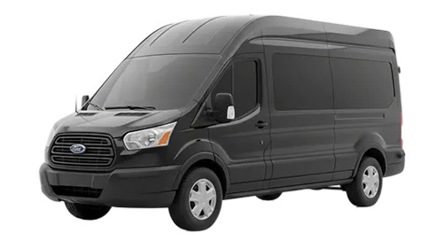 Corporate Mercedes Sprinter limousine for group transportation and KC business events.
